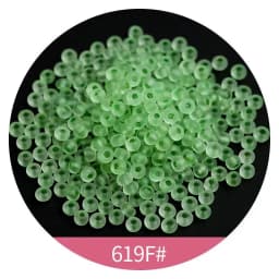 165pcs 3mm Japan Transparent Frosted Glass Beads 8/0 Loose Spacer Seedbeads for Needlework Jewelry Making DIY Sewing Accessories