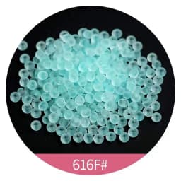 165pcs 3mm Japan Transparent Frosted Glass Beads 8/0 Loose Spacer Seedbeads for Needlework Jewelry Making DIY Sewing Accessories