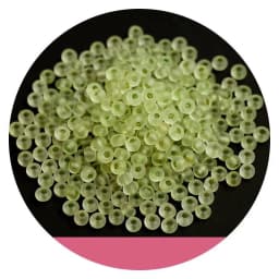 165pcs 3mm Japan Transparent Frosted Glass Beads 8/0 Loose Spacer Seedbeads for Needlework Jewelry Making DIY Sewing Accessories