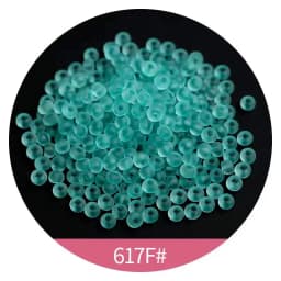 165pcs 3mm Japan Transparent Frosted Glass Beads 8/0 Loose Spacer Seedbeads for Needlework Jewelry Making DIY Sewing Accessories