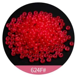 165pcs 3mm Japan Transparent Frosted Glass Beads 8/0 Loose Spacer Seedbeads for Needlework Jewelry Making DIY Sewing Accessories