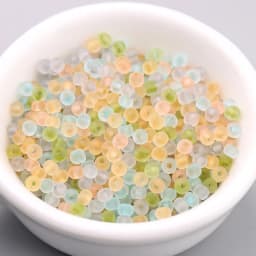 165pcs 3mm Japan Transparent Frosted Glass Beads 8/0 Loose Spacer Seedbeads for Needlework Jewelry Making DIY Sewing Accessories