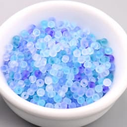 165pcs 3mm Japan Transparent Frosted Glass Beads 8/0 Loose Spacer Seedbeads for Needlework Jewelry Making DIY Sewing Accessories