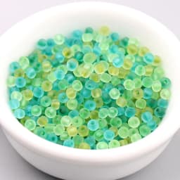165pcs 3mm Japan Transparent Frosted Glass Beads 8/0 Loose Spacer Seedbeads for Needlework Jewelry Making DIY Sewing Accessories