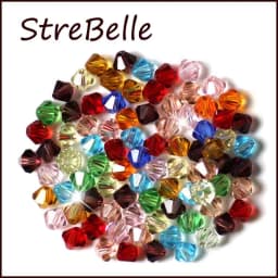 StreBelle AAA Crystal Bicone Bead 5301 200PCS/LOT 3MM 4MM 5MM 6MM 8MM 10MM Czech Loose Facet Glass Beads for DIY Jewelry Making