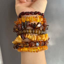Original Amber Bracelets for Unisex New Genuine Irregular Beads Natural Black Medical Green Healing Jewelry Factory Unique Gift