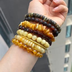 Original Amber Bracelets for Unisex New Genuine Irregular Beads Natural Black Medical Green Healing Jewelry Factory Unique Gift
