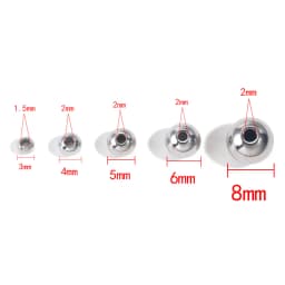 Stainless Steel Spacer Beads For Bracelets Jewelry Interlayer DIY Separators For Stainless Steel Jewelry Materials Accessories