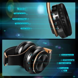 AYVVPII Lossless Player Bluetooth Headphones with Microphone Wireless Stereo Headset Music for Iphone Samsung Xiaomi mp3 Sports