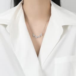 CARLIDANA Transform Luxury Four Leaf Clover Pendant Necklace Crystal Gold Color Heart Love Jewelry for Women Gift