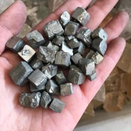 Natural High Density Cubic Pyrite Stone Fool's Gold Rough Irregular Ore Mineral Teaching Specimen Ornaments