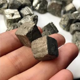 Natural High Density Cubic Pyrite Stone Fool's Gold Rough Irregular Ore Mineral Teaching Specimen Ornaments
