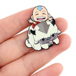 Cartoon Anime Avatar Appa Enamel Pin Cute Anime Badges Brooch for Clothes Backpack Hat Fashion Jewelry Accessories Friends Gifts