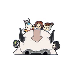 Cartoon Anime Avatar Appa Enamel Pin Cute Anime Badges Brooch for Clothes Backpack Hat Fashion Jewelry Accessories Friends Gifts