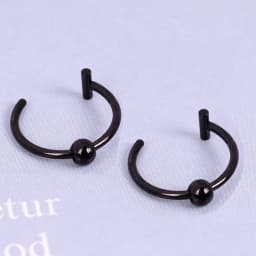 2PCS Women Lips Rings Titanium Steel Punk Nose Ring Septum Piercing Clip on Fake Piercing Unisex Nose Rings Body Jewelry