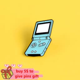 80s' 90s' Handheld Game Player Enamel Pins Retro Childhood Cartoon Icon Brooches Collar Lapel Pin for Kids Friends Drop Shipping
