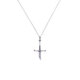 Vintage Narsil Broken Sword Necklace For Men Women Moveis Jewelry Cosplay Cool Punk Sword Pendant Necklace Accessories Gift