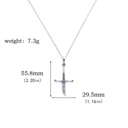 Vintage Narsil Broken Sword Necklace For Men Women Moveis Jewelry Cosplay Cool Punk Sword Pendant Necklace Accessories Gift