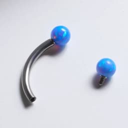 F136 Titanium Banana Curved Lip Navel Piercing 16g 6/8/10/12/14mm Eyebrow Curved Barbell Lip Ring Snug Daith Helix Rook Earring