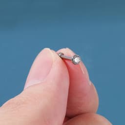 10pcs G23 Titanium Labret Piercing 16G Lip Ring Crystal Lip Piercing Tragus Earring Cartilage Stud Body Pircing Jewelry