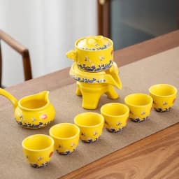 Automatic Kungfu Tea Set Household Simple Pot Cup Ceramic