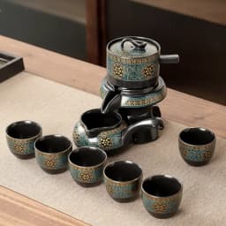 Automatic Kungfu Tea Set Household Simple Pot Cup Ceramic