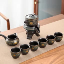 Automatic Kungfu Tea Set Household Simple Pot Cup Ceramic