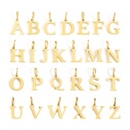 EMANCO Initial Alphabet Pendant Stainless Steel Charms for Making Necklace Minimalism Accessories Women's Jewelry Wholesale