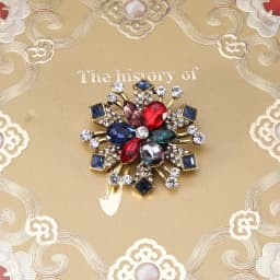 Baroque Vintage Cross Pearl Rhinestone Brooches Pins For Women Lady Luxury Exquitsite Badges Retro Wedding Party Corsage Brooch