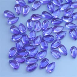 20/40pcs Smooth Glass Water Drop Teardrop Lampwork Crystal Charms Beads for Jewelry Making DIY Bracelet Necklace Accessories