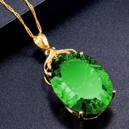 Fashion Income Water Drop Carat Swiss Queen Necklace European and American Queen Crown Jewelry Pendant Gift Goddess