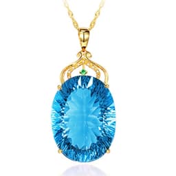Fashion Income Water Drop Carat Swiss Queen Necklace European and American Queen Crown Jewelry Pendant Gift Goddess