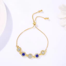 Korean New Luxury Crystal Flower Cubic Zirconia Pendant Bracelet Women Round Butterfly Shiny Rhinestone Bangle Jewelry