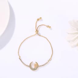 Korean New Luxury Crystal Flower Cubic Zirconia Pendant Bracelet Women Round Butterfly Shiny Rhinestone Bangle Jewelry