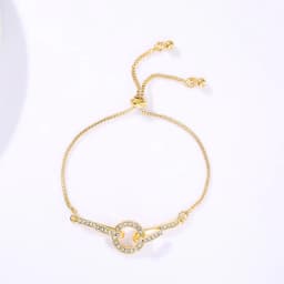 Korean New Luxury Crystal Flower Cubic Zirconia Pendant Bracelet Women Round Butterfly Shiny Rhinestone Bangle Jewelry