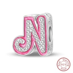Fit Qikaola Bracelets Charms Plata De Ley 925 Silver 26 Alphabet Letters Charms Beads For Women Fine DIY Birthday Jewelry Gifts