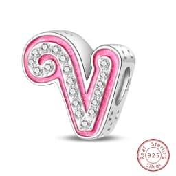 Fit Qikaola Bracelets Charms Plata De Ley 925 Silver 26 Alphabet Letters Charms Beads For Women Fine DIY Birthday Jewelry Gifts