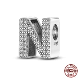 Fit Qikaola Bracelets Charms Plata De Ley 925 Silver 26 Alphabet Letters Charms Beads For Women Fine DIY Birthday Jewelry Gifts