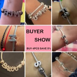 Fit Qikaola Bracelets Charms Plata De Ley 925 Silver 26 Alphabet Letters Charms Beads For Women Fine DIY Birthday Jewelry Gifts