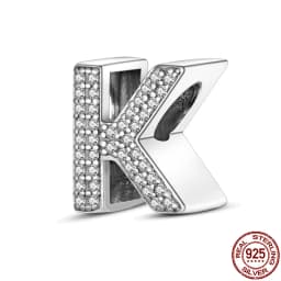 Fit Qikaola Bracelets Charms Plata De Ley 925 Silver 26 Alphabet Letters Charms Beads For Women Fine DIY Birthday Jewelry Gifts