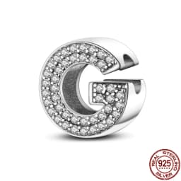 Fit Qikaola Bracelets Charms Plata De Ley 925 Silver 26 Alphabet Letters Charms Beads For Women Fine DIY Birthday Jewelry Gifts