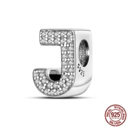 Fit Qikaola Bracelets Charms Plata De Ley 925 Silver 26 Alphabet Letters Charms Beads For Women Fine DIY Birthday Jewelry Gifts