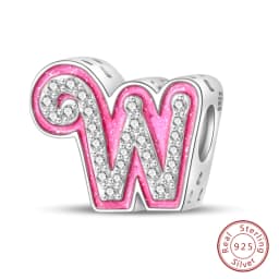 Fit Qikaola Bracelets Charms Plata De Ley 925 Silver 26 Alphabet Letters Charms Beads For Women Fine DIY Birthday Jewelry Gifts