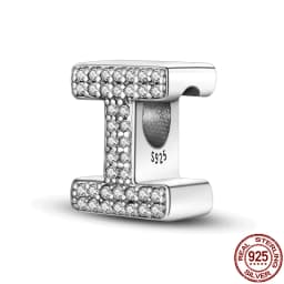 Fit Qikaola Bracelets Charms Plata De Ley 925 Silver 26 Alphabet Letters Charms Beads For Women Fine DIY Birthday Jewelry Gifts