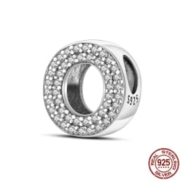 Fit Qikaola Bracelets Charms Plata De Ley 925 Silver 26 Alphabet Letters Charms Beads For Women Fine DIY Birthday Jewelry Gifts