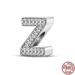Fit Qikaola Bracelets Charms Plata De Ley 925 Silver 26 Alphabet Letters Charms Beads For Women Fine DIY Birthday Jewelry Gifts