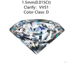 Factory Wholesale 100% Real Moissanite Diamond VVS1 D Color Lab Grown Loose Gems Diy Material for Jewelry