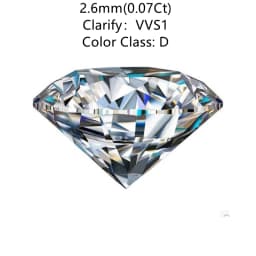 Factory Wholesale 100% Real Moissanite Diamond VVS1 D Color Lab Grown Loose Gems Diy Material for Jewelry