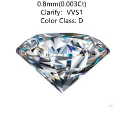 Factory Wholesale 100% Real Moissanite Diamond VVS1 D Color Lab Grown Loose Gems Diy Material for Jewelry