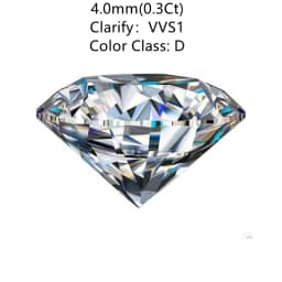Factory Wholesale 100% Real Moissanite Diamond VVS1 D Color Lab Grown Loose Gems Diy Material for Jewelry